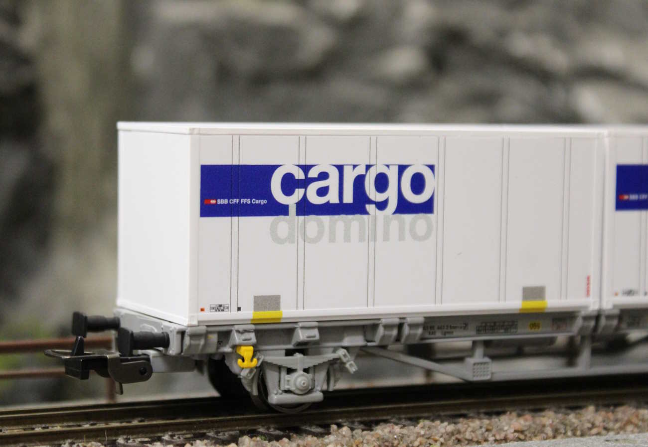 Piko 58732 Containertragwagen Cargo Domino SBB V 2x20 Container