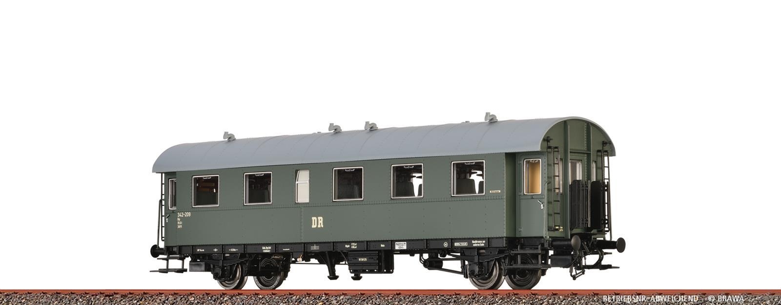 Brawa 46804 H0 Einheits Durchgangswagen Bip DR Epoche III Modellbahn