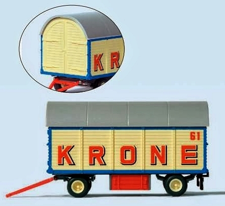 Preiser 21033 Packwagen mit der Nummer 61 "Zirkus Krone"