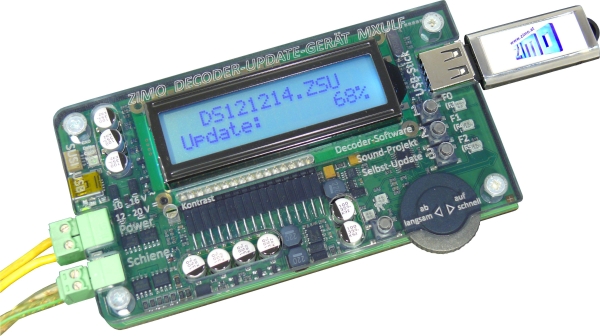 Zimo MXULFA - Decoder-Update-Gerät-und-Sound-Lade-Gerät mit Display