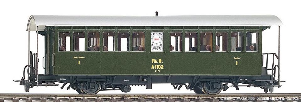 Bemo 3232142 RhB A 1102 Historischer Dampfzugwagen - Modellbahn Voigt -  Voigt model railway