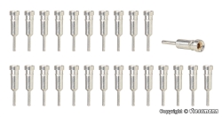 Viessmann 6044 Adapterstift für Verteilerleiste, 25...