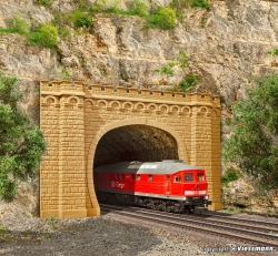 Vollmer 42506 Tunnelportal Moseltal, zweigleisig, 2...