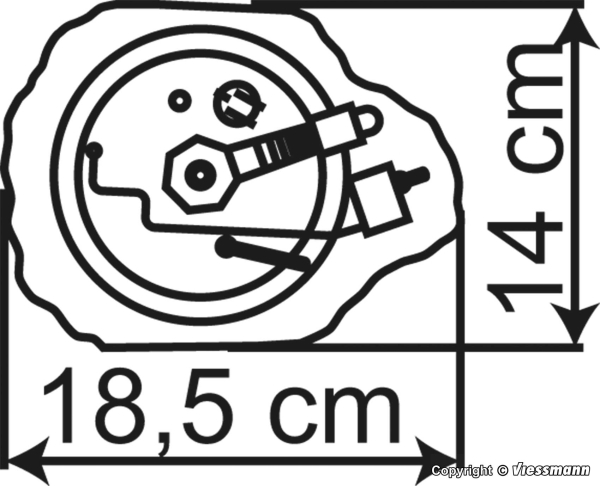 Vollmer 45530 Dieseltank