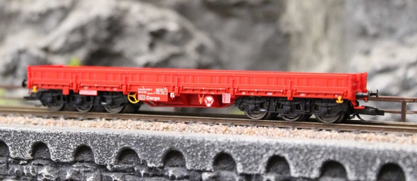 NPE Modellbau NW 52053 Schwerlastwagen Samms-u 454 DB-Cargo - rot