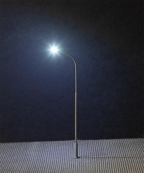 Faller 180100  LED-Straßenbeleuchtungen, Peitschenleuchte - 3 sTÜCK