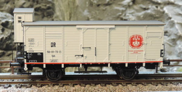 Brawa 49816 Gedeckter Güterwagen Gkh "VEB Schlachtwagen" der DR