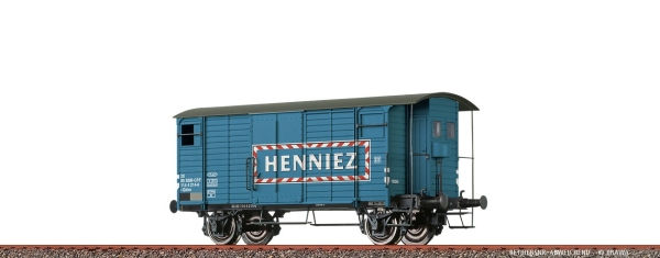 Brawa 47882 Gedeckter-Gueterwagen-Gklm-Henniez-Mineralwasser-SBB