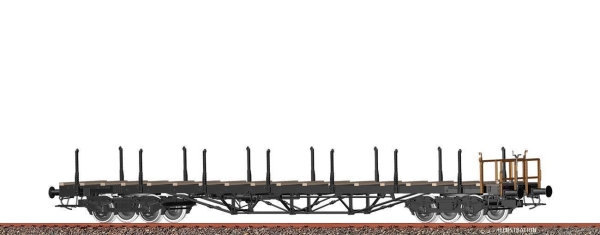 Brawa 50654 H0 Drehgestellflachwagen Rkmo DR