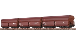 Brawa 50678 H0 3-teiliger Set Schüttgutwagen Fals...