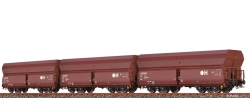 Brawa 50680 H0 3-teiliger Set Schüttgutwagen Fals...