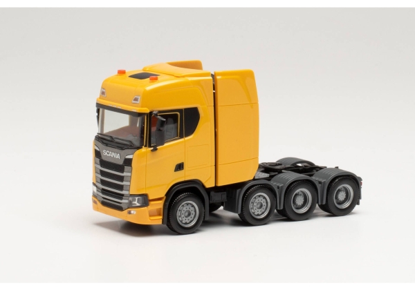 Herpa 308601-003 Scania CS 20 HD Schwerlastzugmaschine, maisgelb