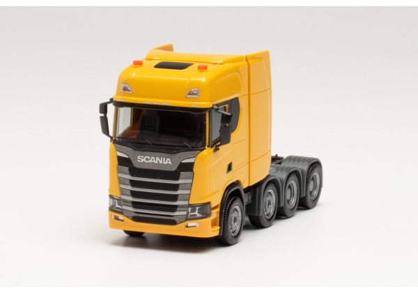 Herpa 308601-003 Scania CS 20 HD Schwerlastzugmaschine, maisgelb