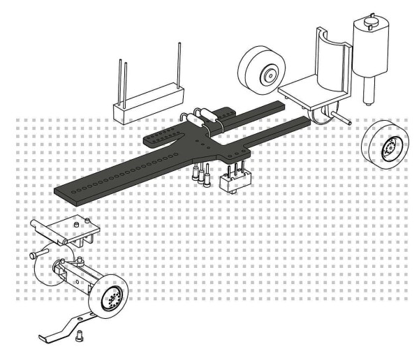 Faller 163703 Car System Chassis-Kit Bus