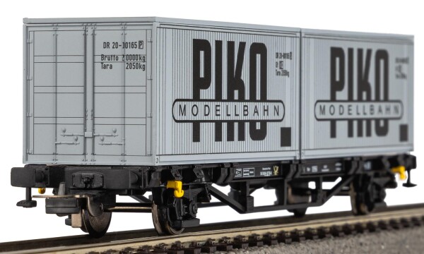 Piko 27709 Container Tragwagen VEB PIKO DR  2x20"