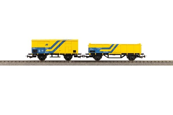 Piko 28301 2er Set Gedeckter Güterwagen VS