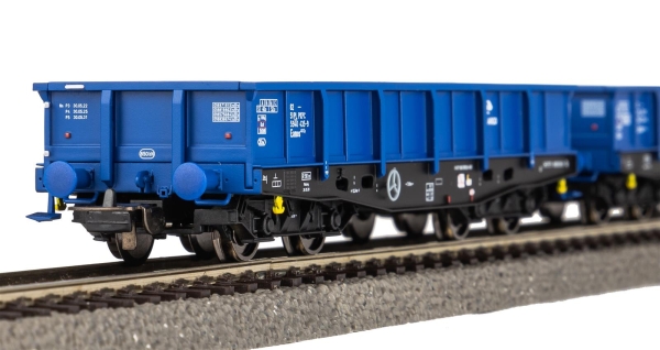 Piko 58285 2er Set Niederbordwagen 401Zp PKP Cargo