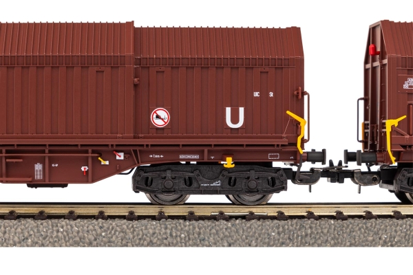 Piko 58293 2er Set Teleskopwagen DB Cargo