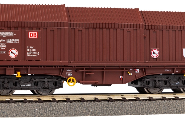 Piko 58293 2er Set Teleskopwagen DB Cargo