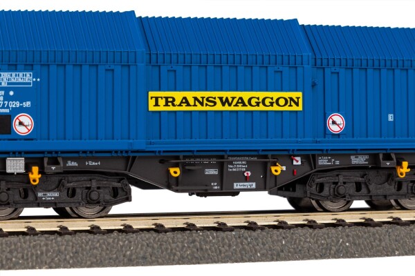 Piko 58296 2er Set Teleskopwagen Trannswaggon