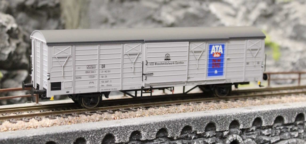 Brawa 49928  Gedeckter Güterwagen Glmms "ATA" DR