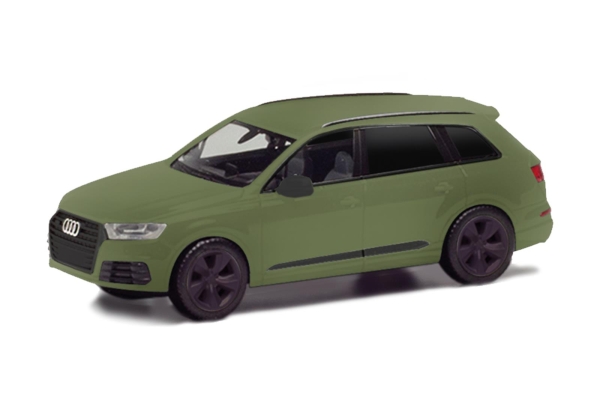 Herpa 420969-002 Audi Q7 mit getönten Scheiben, olivgrün