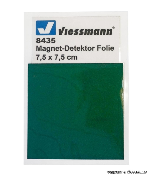 Viessmann 8435 Magnet-Detektor FolieL 7,5 x B 7,5 cm