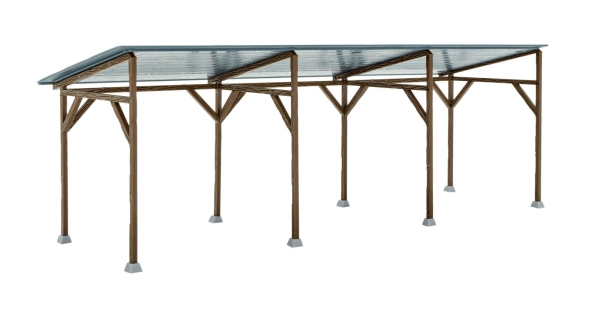 Kibri 38349 H0 Holzcarport