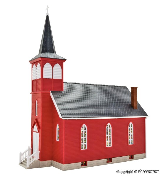 Kibri 38845 Landkirche mit LED-Beleuchtung