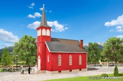 Kibri 38845 Landkirche mit LED-Beleuchtung