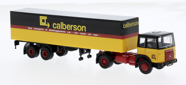 Brekina 78155 Saviem SM300 Koffersattelzug "Calberson"