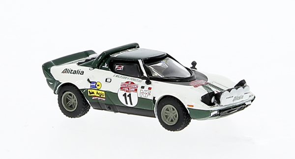 Brekina 29654 Lancia Stratos "Alitalia" von B.Waldegard, Sieger San Remo 1975