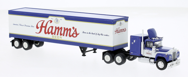 Brekina 85811 Mack RS Koffersattelzug "Hamm´s Beer"