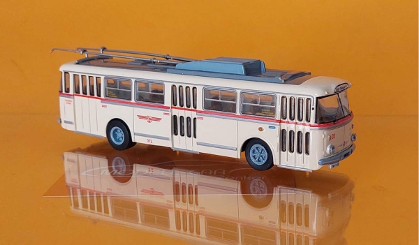 Modell-Car Zenker 03-393 Skoda 9Tr Oberleitungsbus VEB Nahverkehr Zwickau Wagen 312