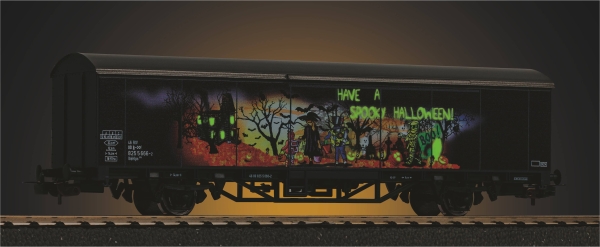 Piko 27704 Gedeckter Güterwagen "Halloween"