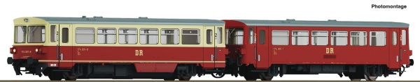 Roco 7780006 Dieseltriebwagen 174 001-8 mit Beiwagen DR