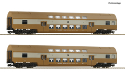 Roco 6280026 2-teiliger Set 2: Doppelstockwagen DR