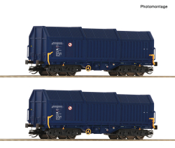 Roco 6680013 2-teiliger Set: Teleskophaubenwagen ZSSK Cargo