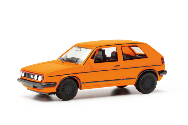 Herpa 420846-003 VW Golf II Gti, tieforange