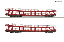 Roco 6600105 2-teiliger Set Autotransportwagen ÖBB