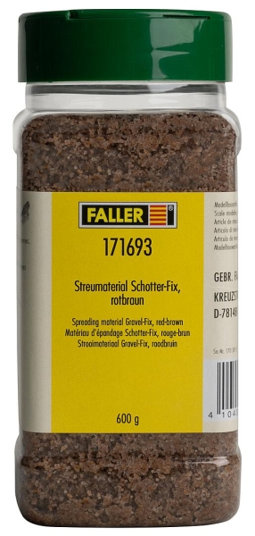 Faller 171693 Streumaterial Schotter-Fix, rotbraun