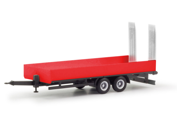 Herpa 076913-002 LKW Tieflade-Tandemanh. rot 2a