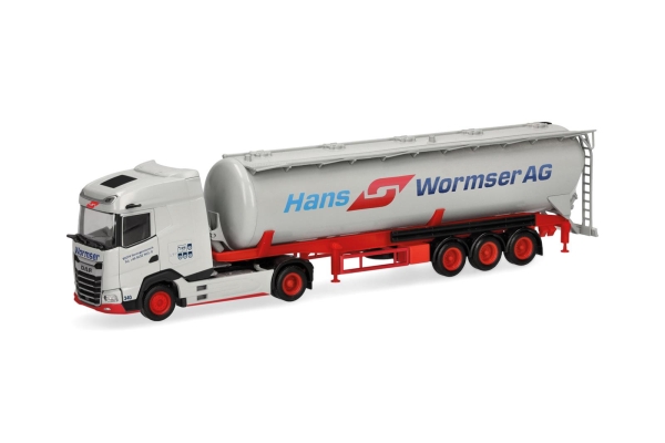 Herpa 318815 DAF XG Silo-Sz Hans Wormser