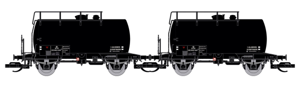 Saxonia 120147 TT 2er Set Kesselwagen Deutz, DSB Ep.III