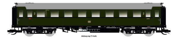 Saxonia 87188 H0 Personenwagen C4Ü Sa 07 m. Beleuchtung, DB Ep.III