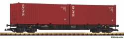 Piko 37755  G Containertragwagen DR IV mit 2 Containern...