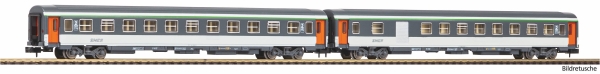 Piko 94506 N 2er Set Abteilwagen 2 Klasse + 2 Klasse Gepäckabteilwagen SNCF IV/V