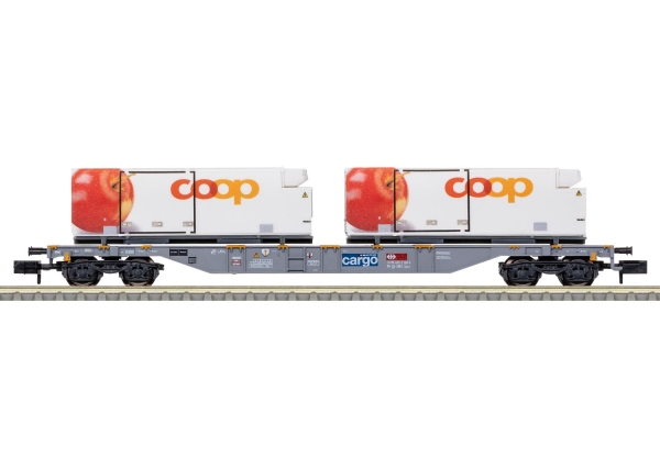 Trix T15495 N Containertragwagen Leensmittelt.