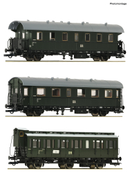 Roco 6200131 H0 3-teiliger Set 2: Nebenbahnzug DR