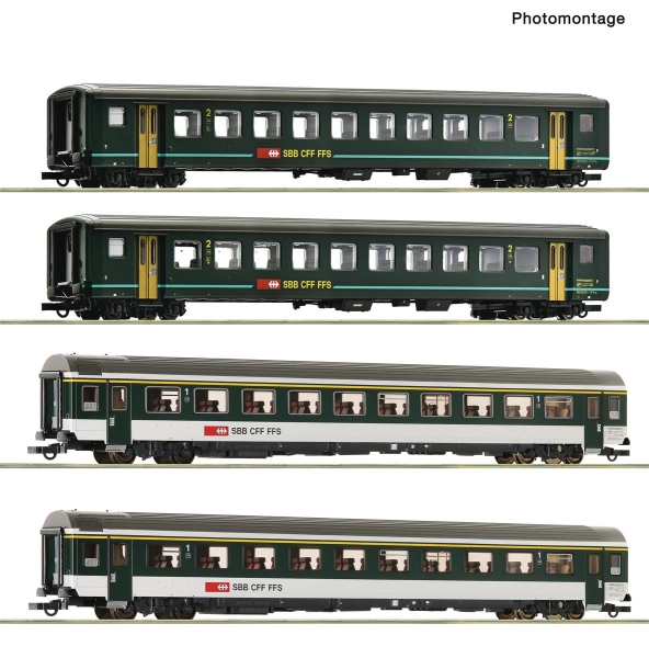 Roco 6200091 H0 4-teiliger Set 2: „IR 1617“ SBB